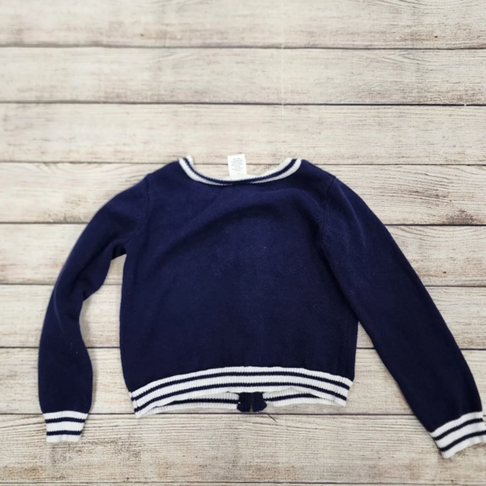 Gymboree Blue‎ Lady Bug Zippered Sweater